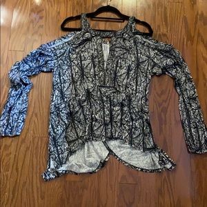 Free people cold shoulder blouse